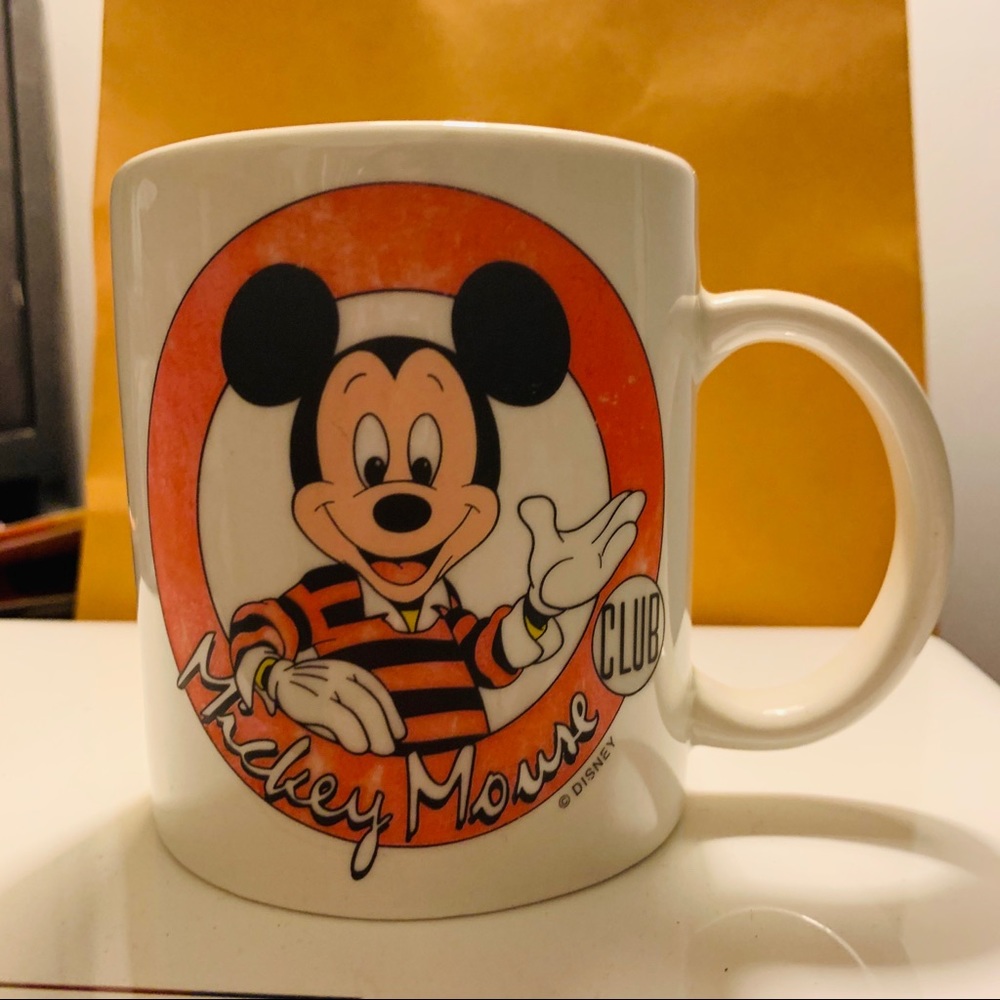 Vintage Mickey Mouse Club Mug some wear to paint
